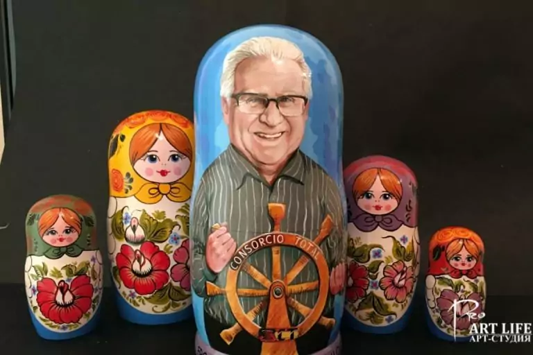 Портретная матрешка на заказ