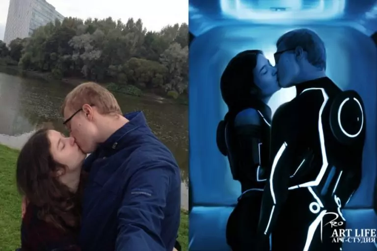 Портрет в стиле кинофильма Трон