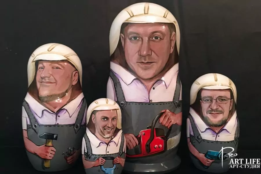 Матрешка шарж