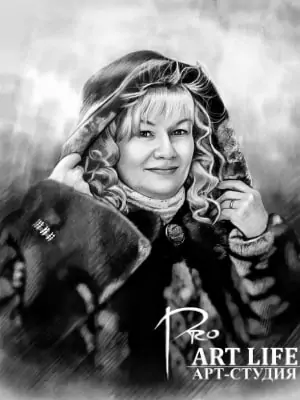 Стилизация фото под карандаш