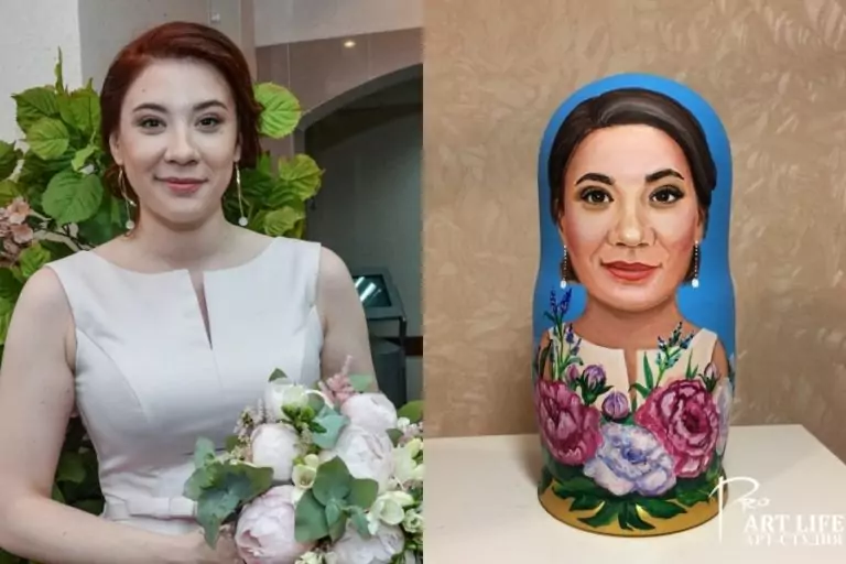 РОСПИСЬ МАТРЕШКИ ДЛЯ ДОЧЕРИ