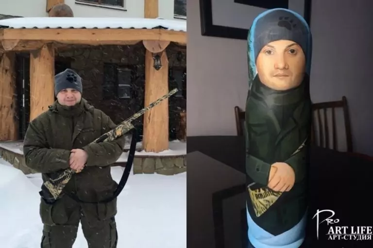 ШТОФ МАТРЕШКА ДЛЯ БРАТА